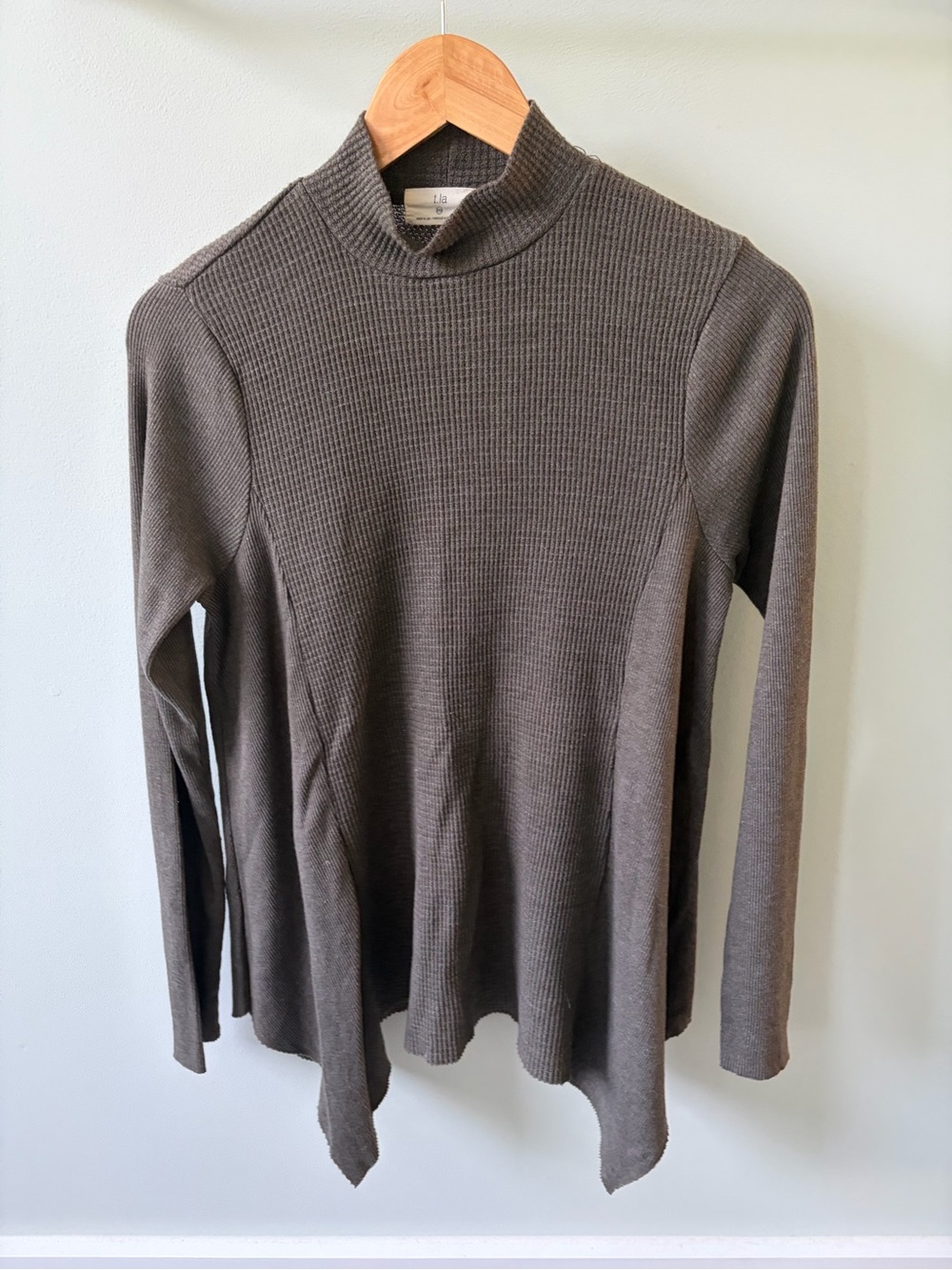 Anthropologie Olive WaffleKnit Sweater XXS